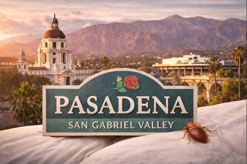 Professional Bed Bug Control Inspection in Pasadena CA All Track Exterminators